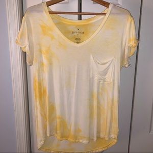 Yellow Tie Dye Shirt